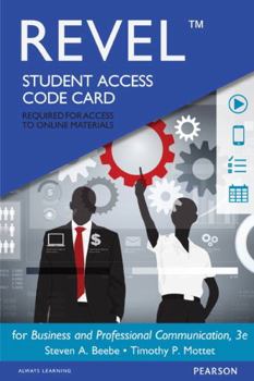 Printed Access Code Revel Access Code for Business and Professional Communication Book