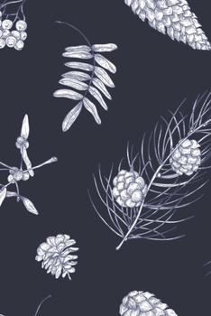 Paperback Notebook: 150 Thin-Lined Pages, Great for Students, Teachers, Professors, Dreamers, and Anyone Who Writes, Elegant Winter Decora Book