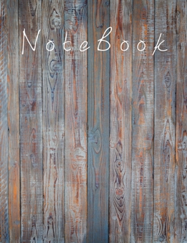 Wood Pattern Cover - Notebook Gift: Notebook Lined / Journal Gift, 120 Pages, Large (8.5 x 11 inches) Soft Cover, Matte Finish