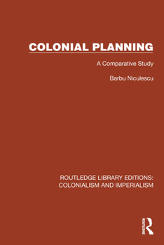 Paperback Colonial Planning: A Comparative Study Book