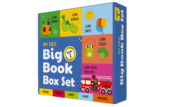 Board book My First Big Book Box - Volume 1 (5 Books Tuck-Box): A Boxset of 5 Illustrated Big Board Books for Preschool Kids, Toddlers [Penguin Early Learning Se Book
