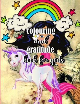 Paperback Coloring and Gratitude Book for Girls Book