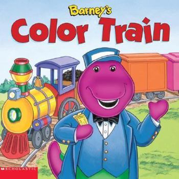 Paperback Barney's Color Train Book