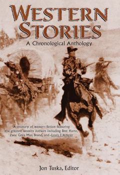 Hardcover Western Stories: A Chronological Anthology Book