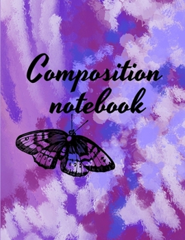 Paperback Composition notebook: Wide Ruled Lined Paper, Journal for Students Book