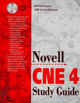Hardcover Novell CNE 4 Study Guide Book