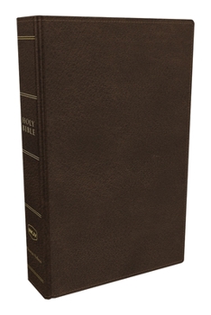 Leather Bound NKJV, Preaching Bible, Premium Calfskin Leather, Brown, Comfort Print Book