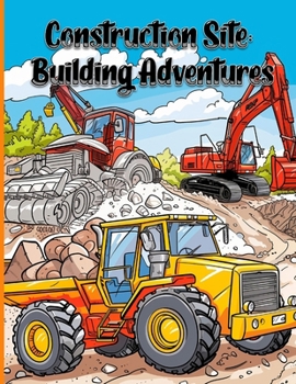 Paperback Construction Site: Building Adventures: Excavating Imagination: A Journey Through Engineering Wonders Coloring Book