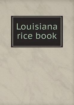 Paperback Louisiana rice book