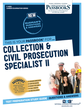 Paperback Collection & Civil Prosecution Specialist II (C-4850): Passbooks Study Guide Volume 4850 Book