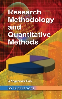 Hardcover Research Methodology and Quantitative Methods Book