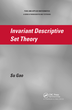 Paperback Invariant Descriptive Set Theory Book