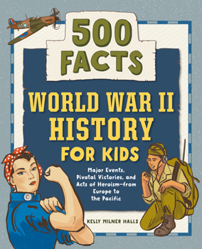Paperback World War II History for Kids: 500 Facts Book