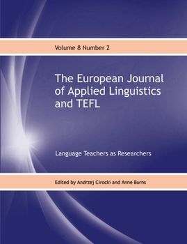 Paperback The European Journal of Applied Linguistics and TEFL Volume 8 Number 2 Book