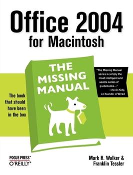Paperback Office 2004 for Macintosh Book