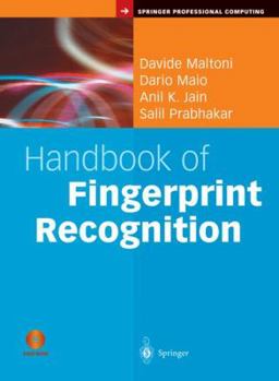 Hardcover Handbook of Fingerprint Recognition [With CDROM] Book