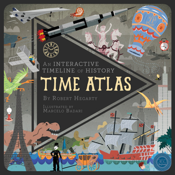 Hardcover Time Atlas: An Interactive Timeline of History Book