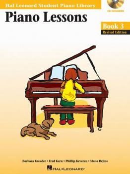 Paperback Piano Lessons Book 3 - Hal Leonard Student Piano Library Book/Online Audio [With CD (Audio)] Book