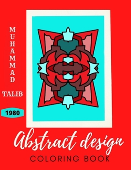 Paperback Abstract design coloring book