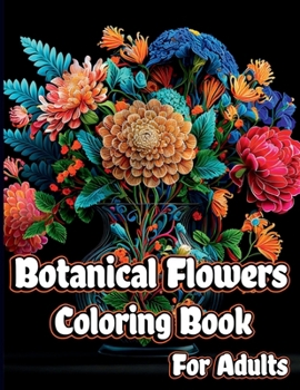 Botanical Flowers Coloring book for Adults: Mindfulness Floral Patterns for Stress Relief with Gorgeous flower Bouquets, Floral Print art and Relaxing