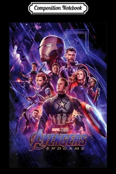Composition Notebook: Marvel Studios Avengers Endgame Space Group Shot Poster  Journal/Notebook Blank Lined Ruled 6x9 100 Pages