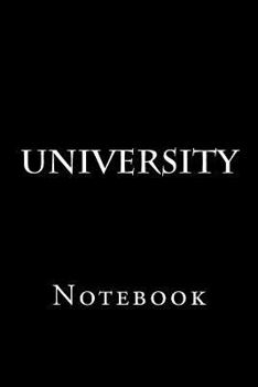 Paperback University: Notebook Book