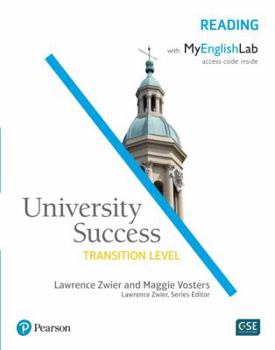 Paperback University Success Reading, Transition Level, with Myenglishlab [With Access Code] Book