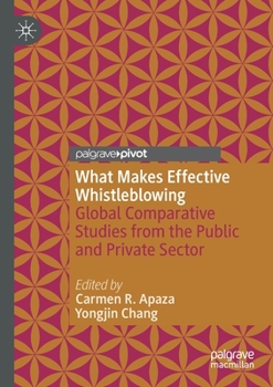 Paperback What Makes Effective Whistleblowing: Global Comparative Studies from the Public and Private Sector Book