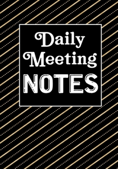 Daily Meeting Notes: Coworker Notebook, Sarcastic Humor, Funny Gag Gift Work, Boss, Colleague, Employee, HR, Office Journal Meeting Logbook (employee appreciation gifts)