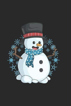 Paperback Christmas Snowman Notebook: Graph Paper Journal 6x9 - 120 Pages Book