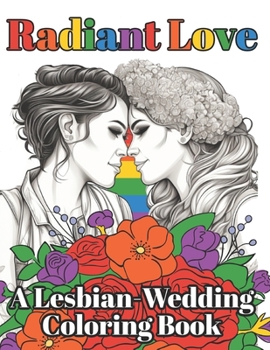 Paperback Radiant Love: A Lesbian-Wedding Coloring Book