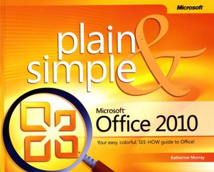 Paperback Microsoft Office 2010 Plain & Simple Book