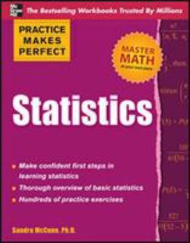 Paperback Practice Makes Perfect Statistics Book
