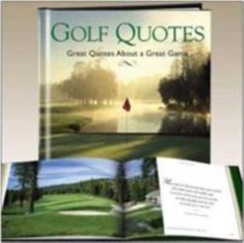 Hardcover Golf Quotes Book