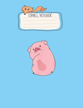 Cornell Notebook: Disney Channel Gravity Falls Waddles The Pig Pretty Cornell Notes Notebook for Work Marble Size College Rule Lined for Student ... Way to Use Cornell Method Note Taking System