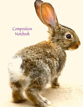 Paperback Easter Love 3 'Spring Easter Bunny' Wide Ruled Composition Notebook, Pretty Back Cover: Great Gift For Women Girls Boys Kids & Baby Rabbit Lovers 108 Pages 8.5 X 11 Book