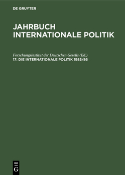 Hardcover Die Internationale Politik 1985/86 [German] Book