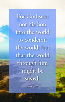 Paperback General Worship Bulletin: For God (Package of 100): John 3:17 (Kjv) Book