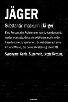 J�ger Notizbuch: J�ger Journal DIN A5 liniert 120 Seiten Geschenk