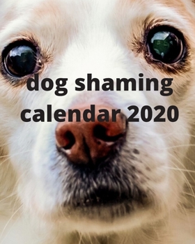 Paperback dog shaming Calendar 2020 Book