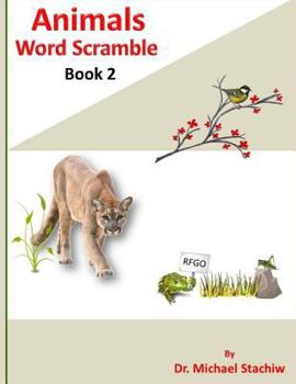 Paperback Animals Word Scramble: Book 2 Book