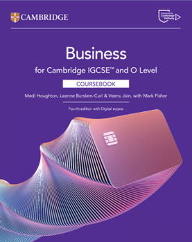 Misc. Cambridge Igcse(tm) and O Level Business Coursebook with Digital Access (2 Years) Book