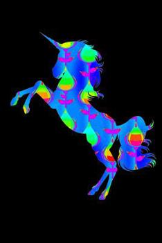Paperback Blue Design Unicorn: Blood Sugar Tracker Book