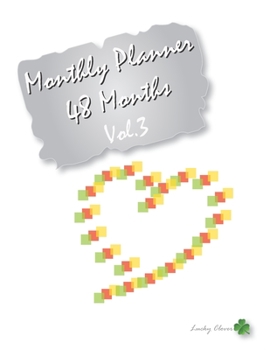 Paperback Monthly Planner: 48 Months (Vol.3) Book