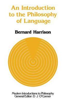 Paperback An Introduction to the Philosophy of Language Book