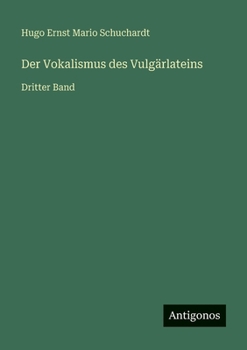 Der Vokalismus des Vulgärlateins: Dritter Band