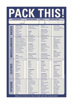 Office Product Knock Knock Pack This! Pad Packing List Notepad, 6 x 9-inches Book