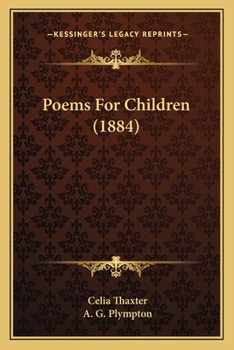 Paperback Poems For Children (1884) Book