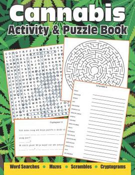 Paperback Cannabis Activity And Puzzle Book