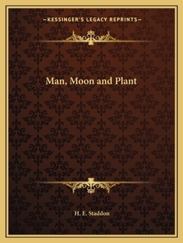 Paperback Man, Moon and Plant Book